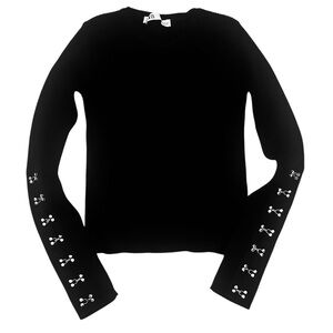 Zara Black Embellished Sweater